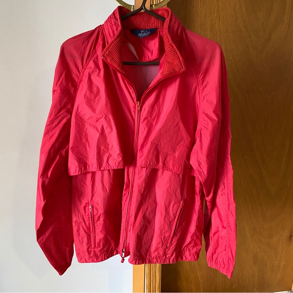 Woolrich Vintage Red Windbreaker Jacket